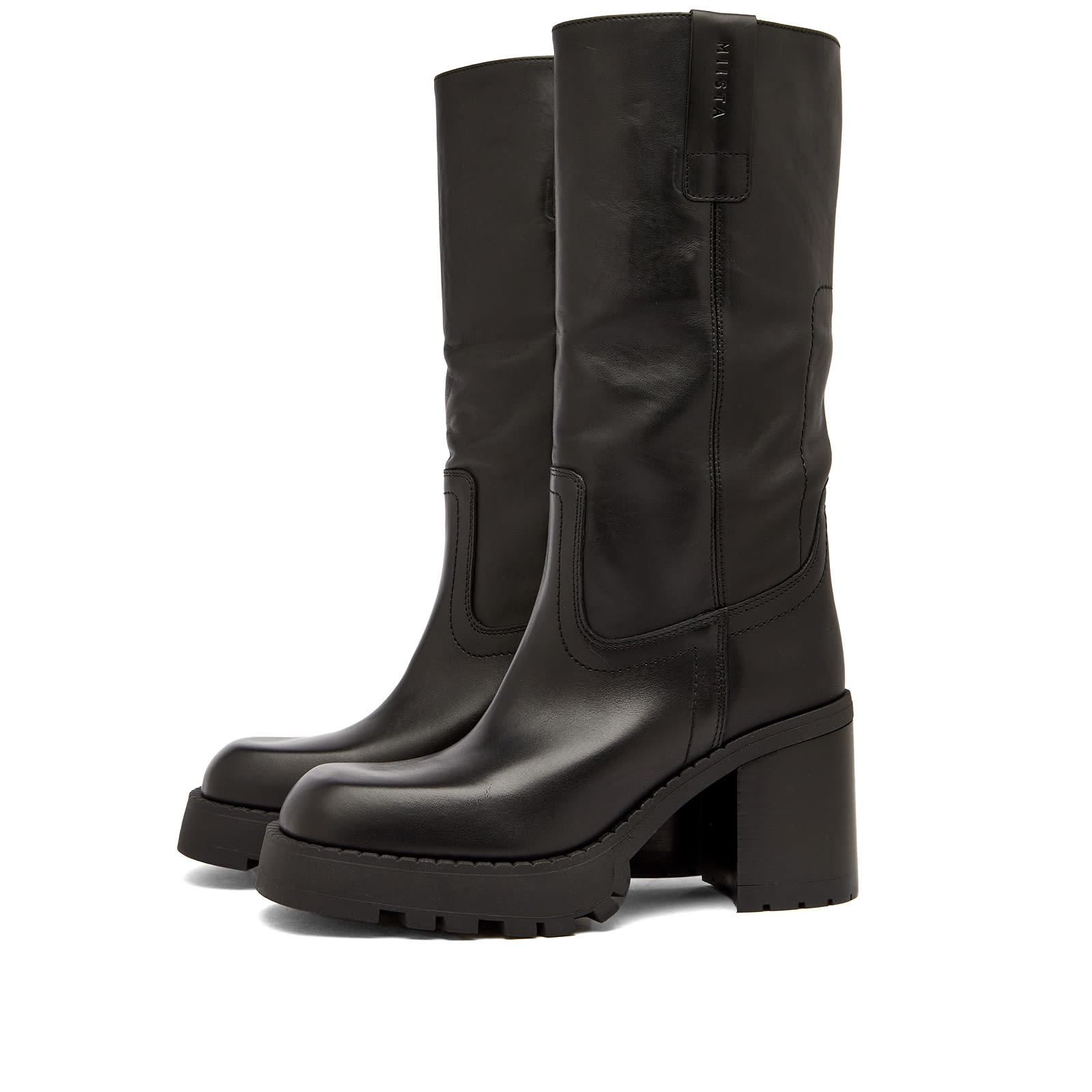 MIISTA Dionira Black Tall Boots - 1