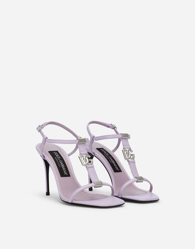 Dolce & Gabbana Nappa leather sandals with DG logo outlook