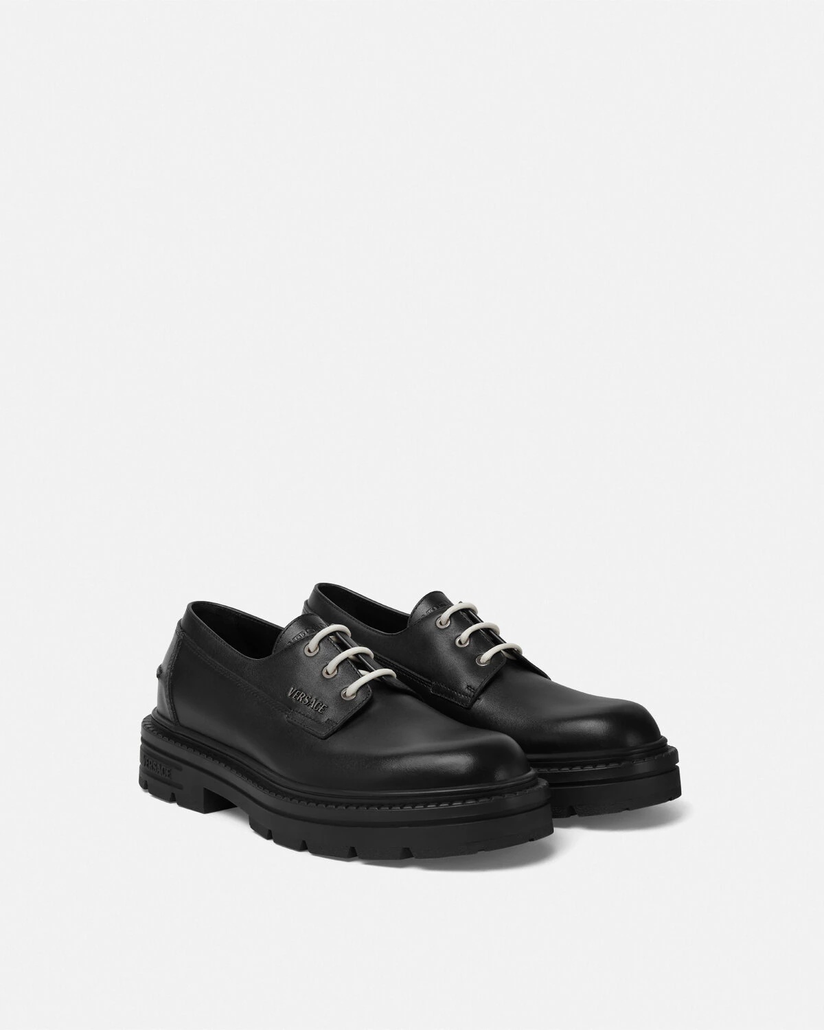 Adriano Lace-Up Derby Shoes - 2