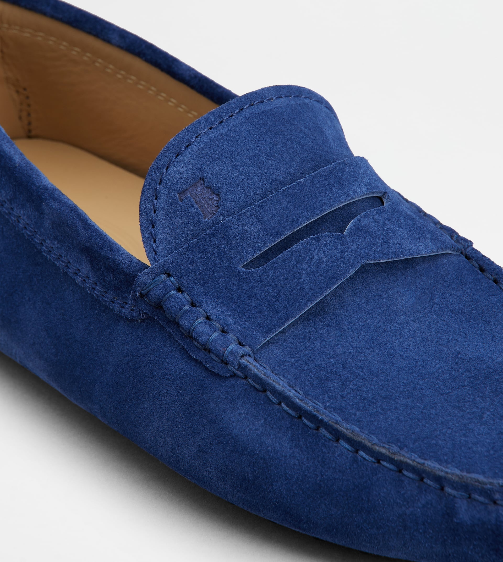 GOMMINO DRIVING SHOES IN SUEDE - BLUE - 5