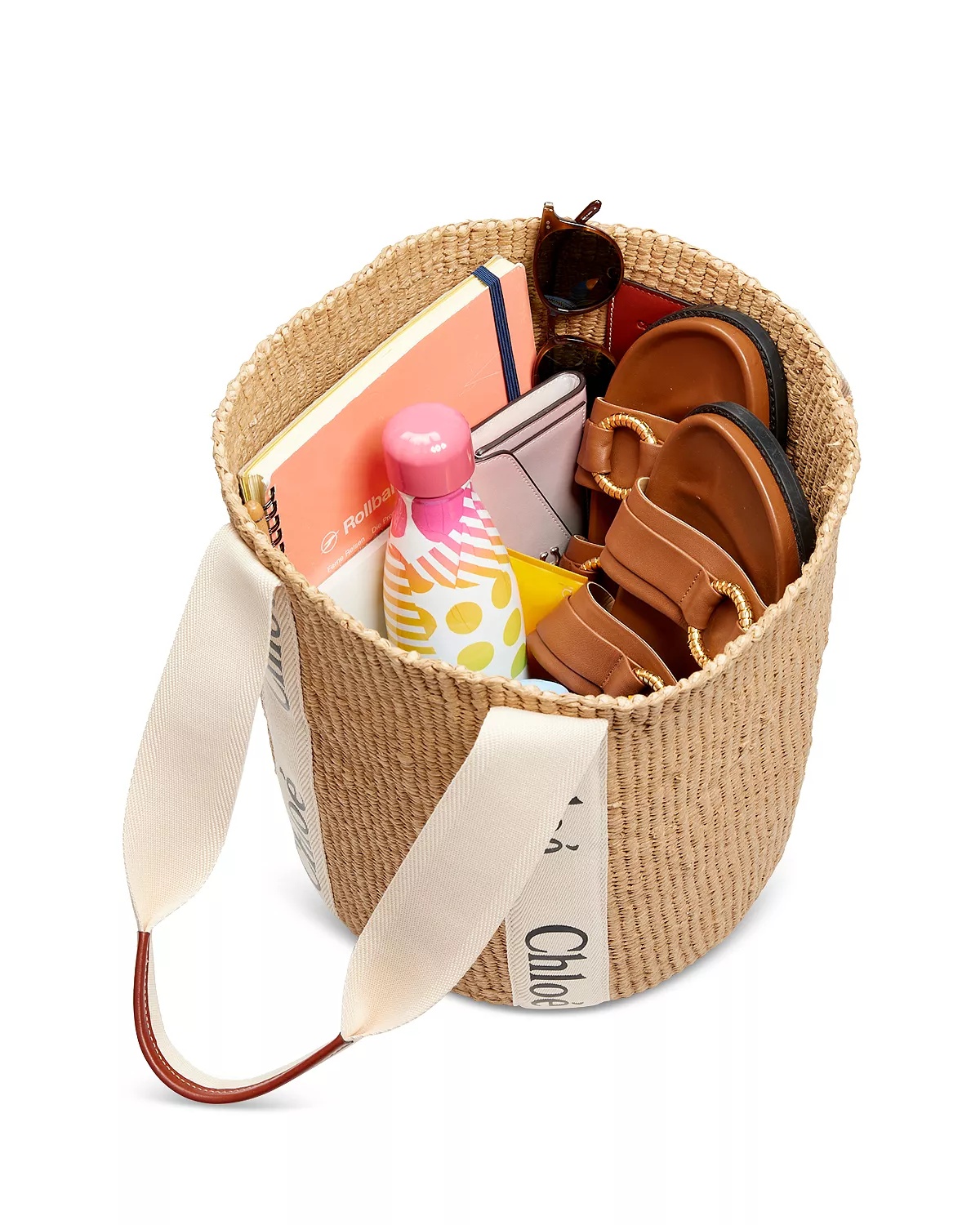 x Mifuko Woody Large Woven Basket Tote - 7