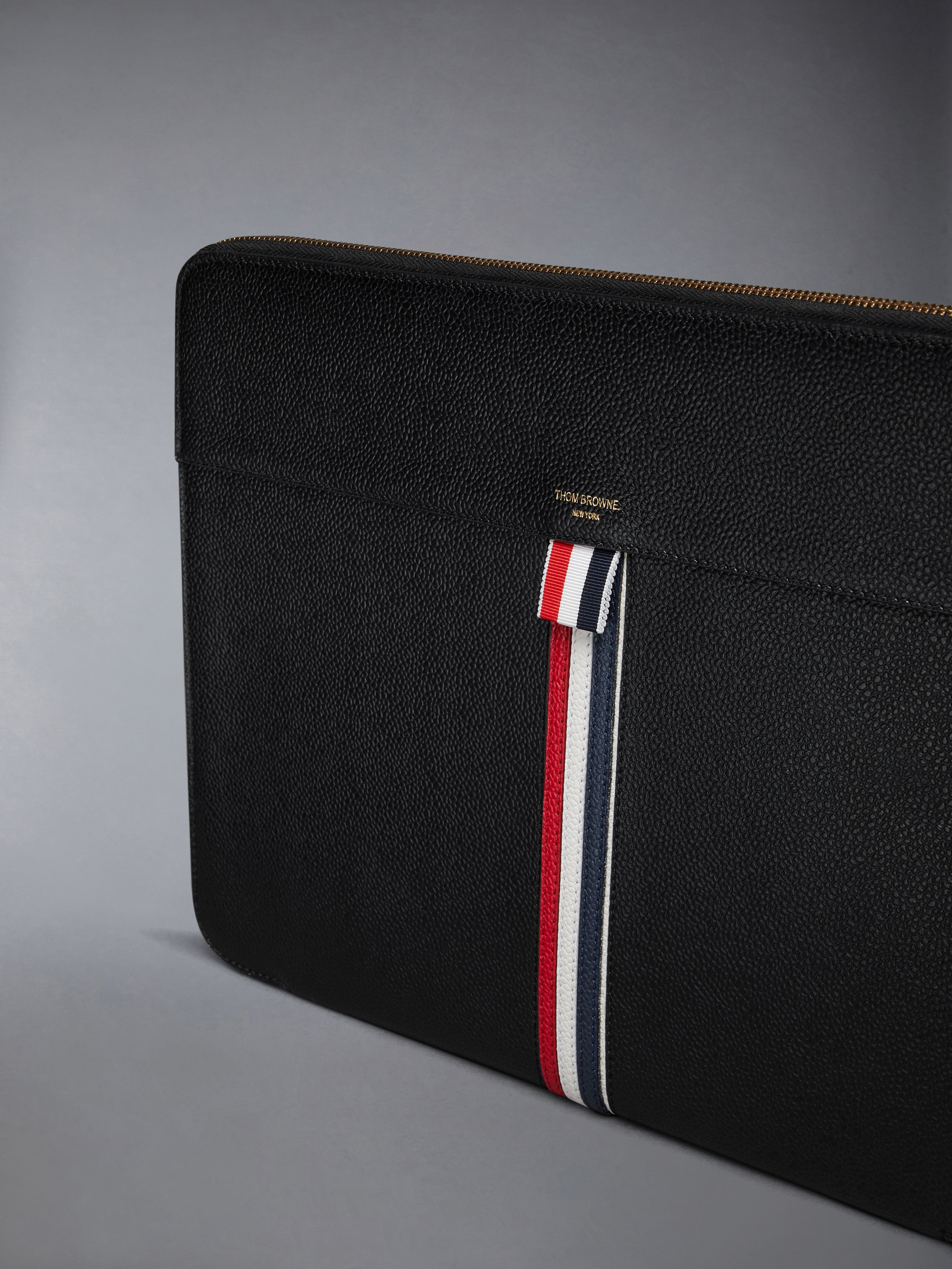 PEBBLE GRAIN SMALL ZIP AROUND FOLIO - 3