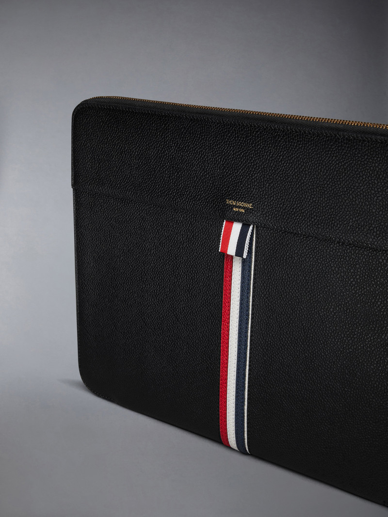 PEBBLE GRAIN SMALL ZIP AROUND FOLIO 3