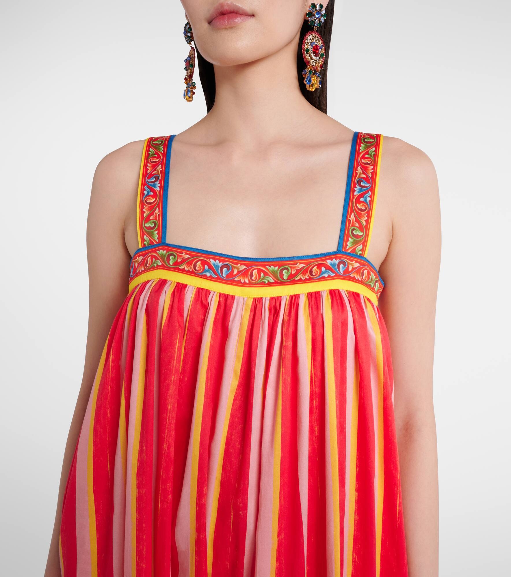 Printed cotton jumpsuit - 4