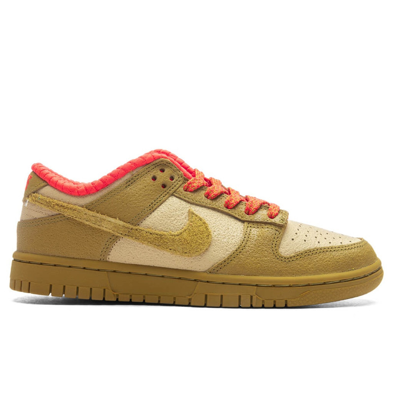 WOMEN'S DUNK LOW - SESAME/BRONZINE/PICANTE RED - 1
