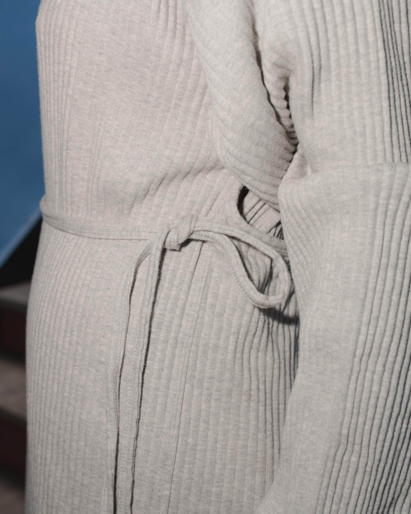 Shaw Kaftan - Organic Cotton Rib Jersey 5