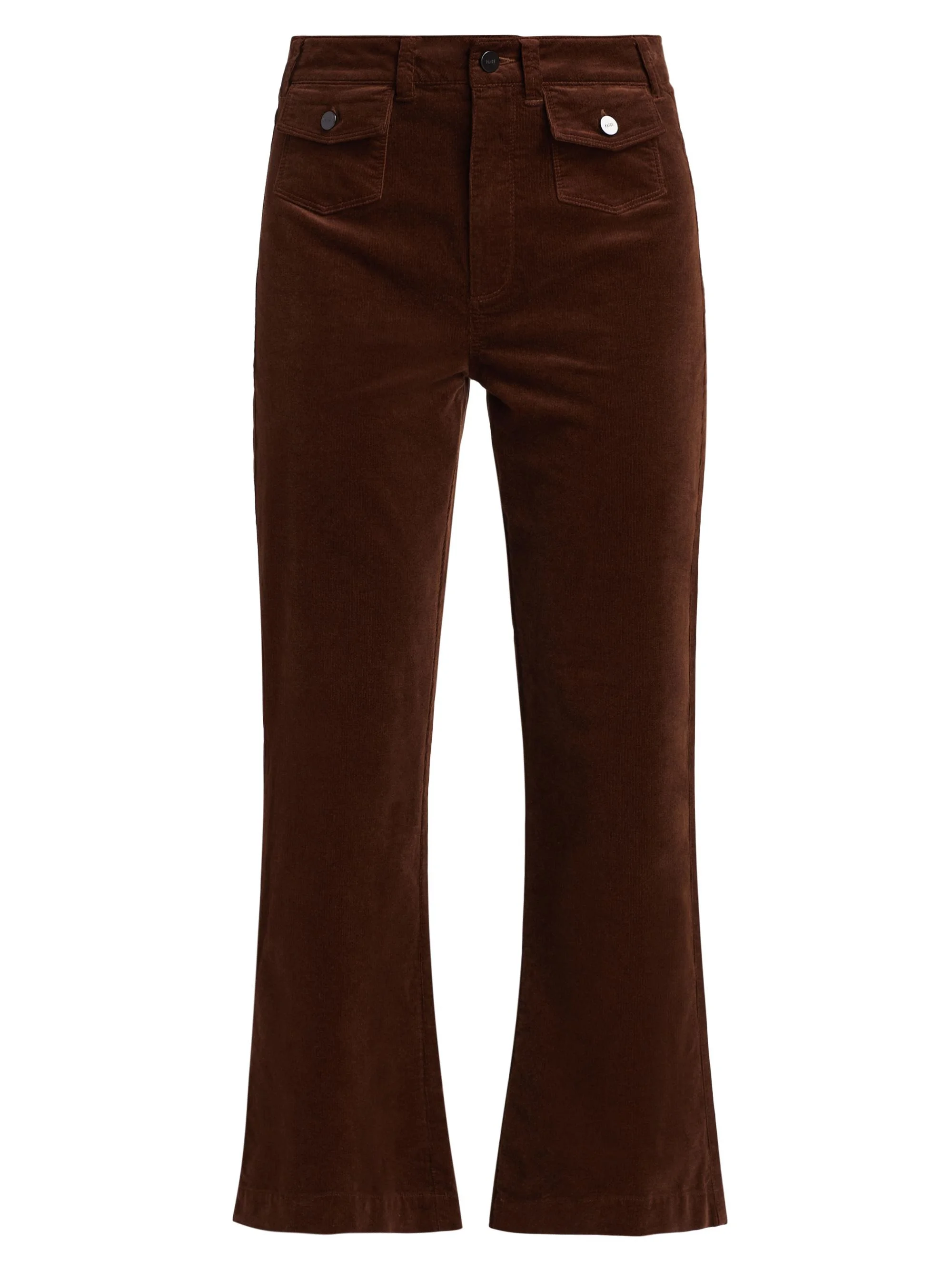 Women's Leenah Stretch Cotton Patch Pocket Ankle Jeans - Chicory Coffee - 1
