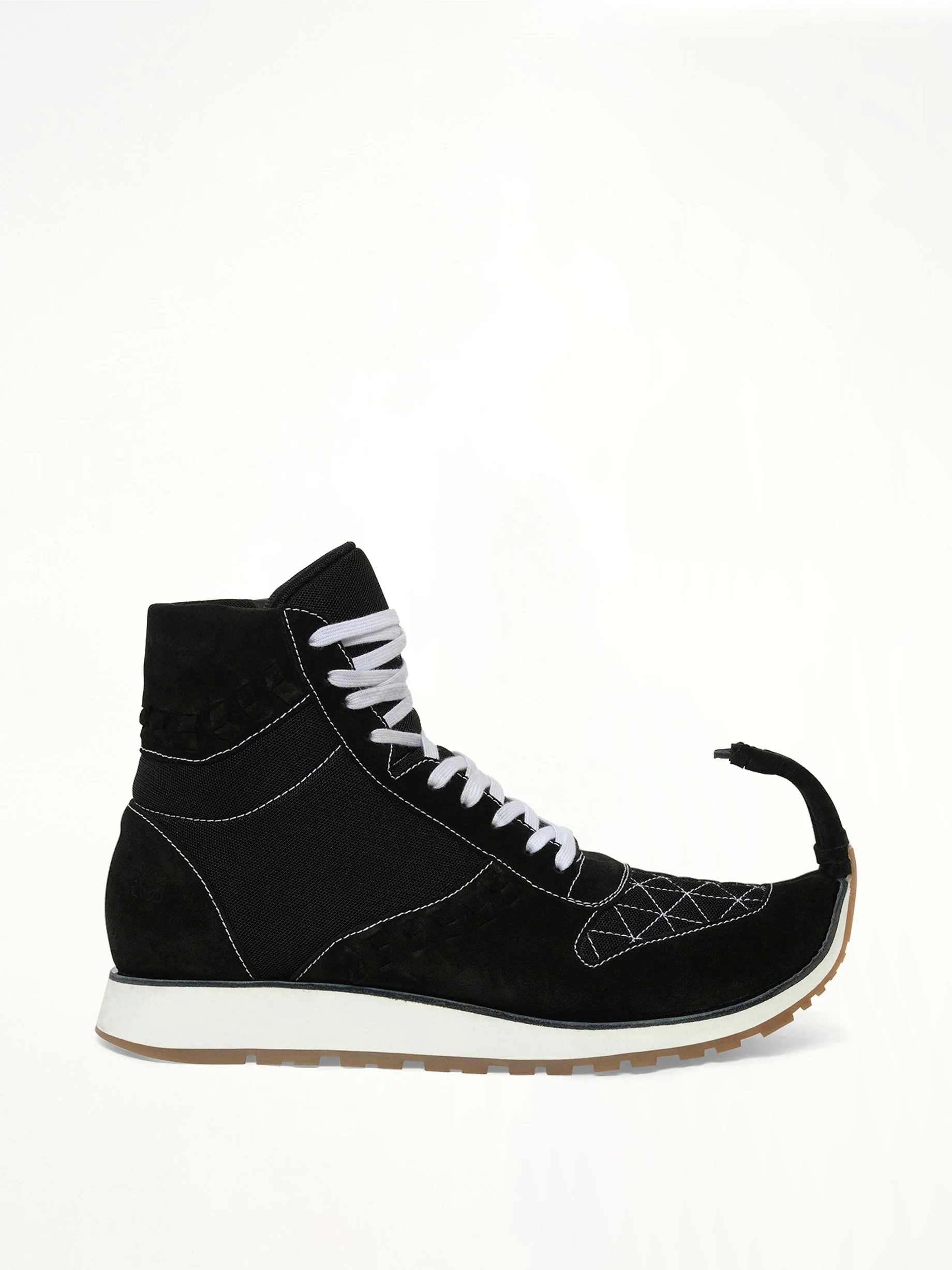 Dinosaur Sneaker Hi in Black - 1