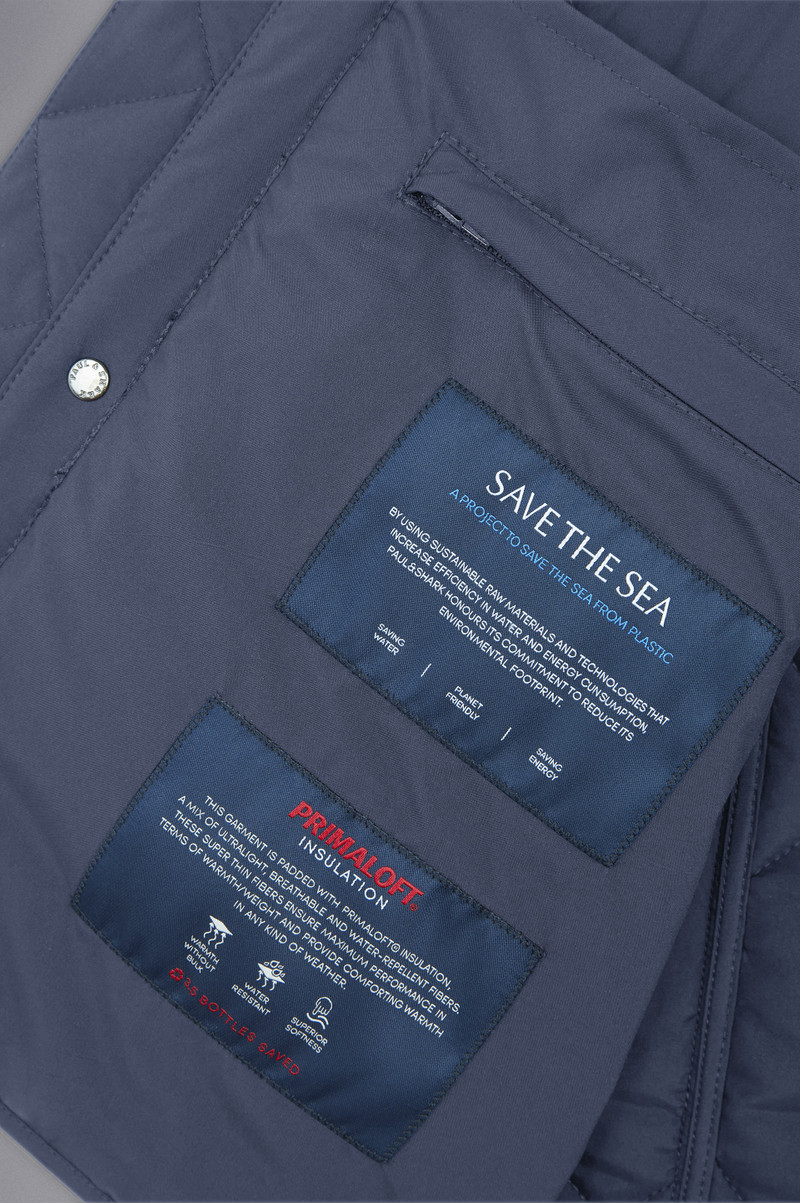 QUILTED VEST WITH ALCANTARA® DETAILS 6