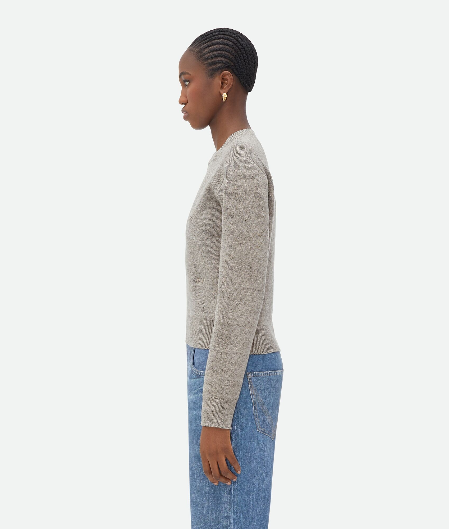 Linen "Bv" Embroidery Jumper - 2