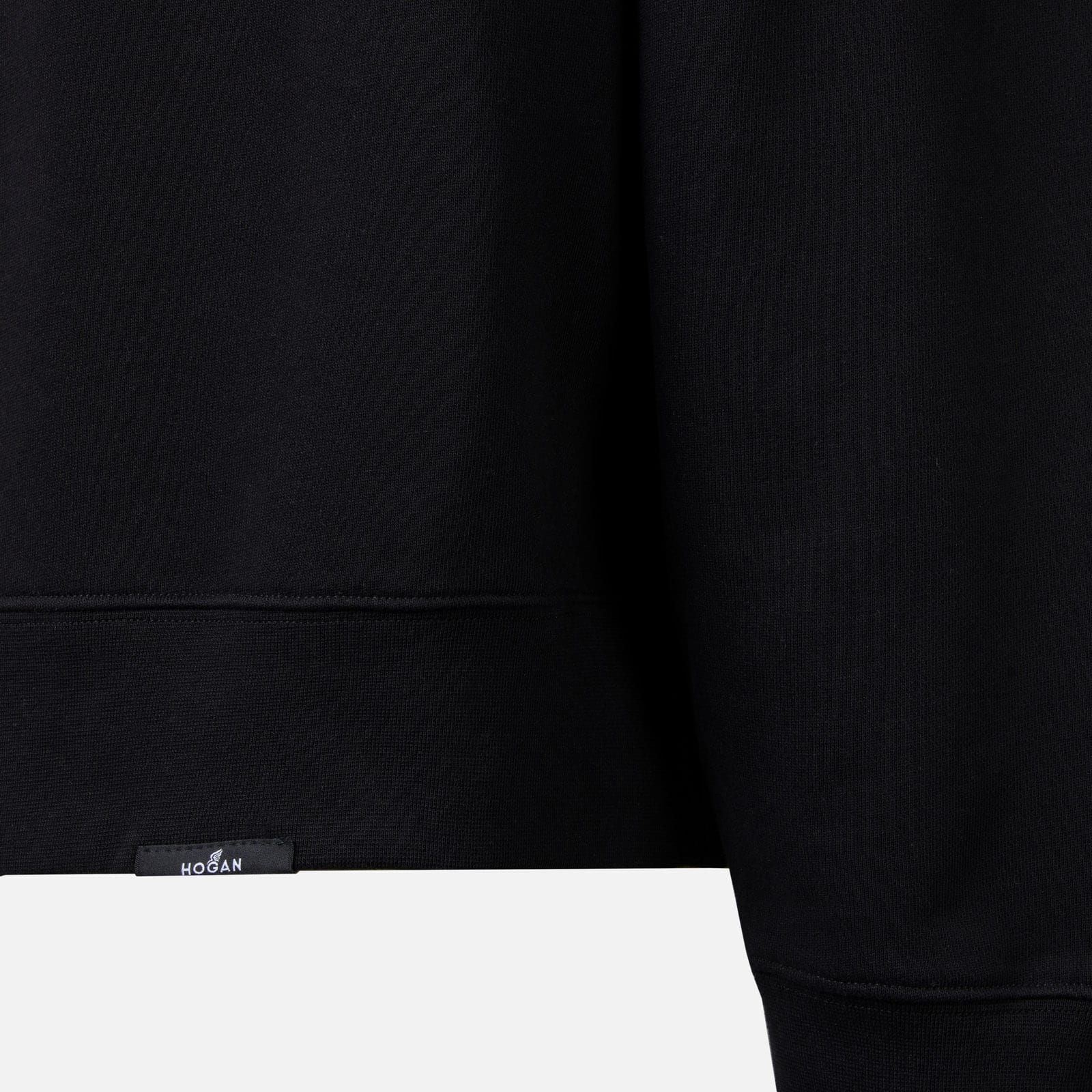 Round Neck Sweatshirt Black - 3
