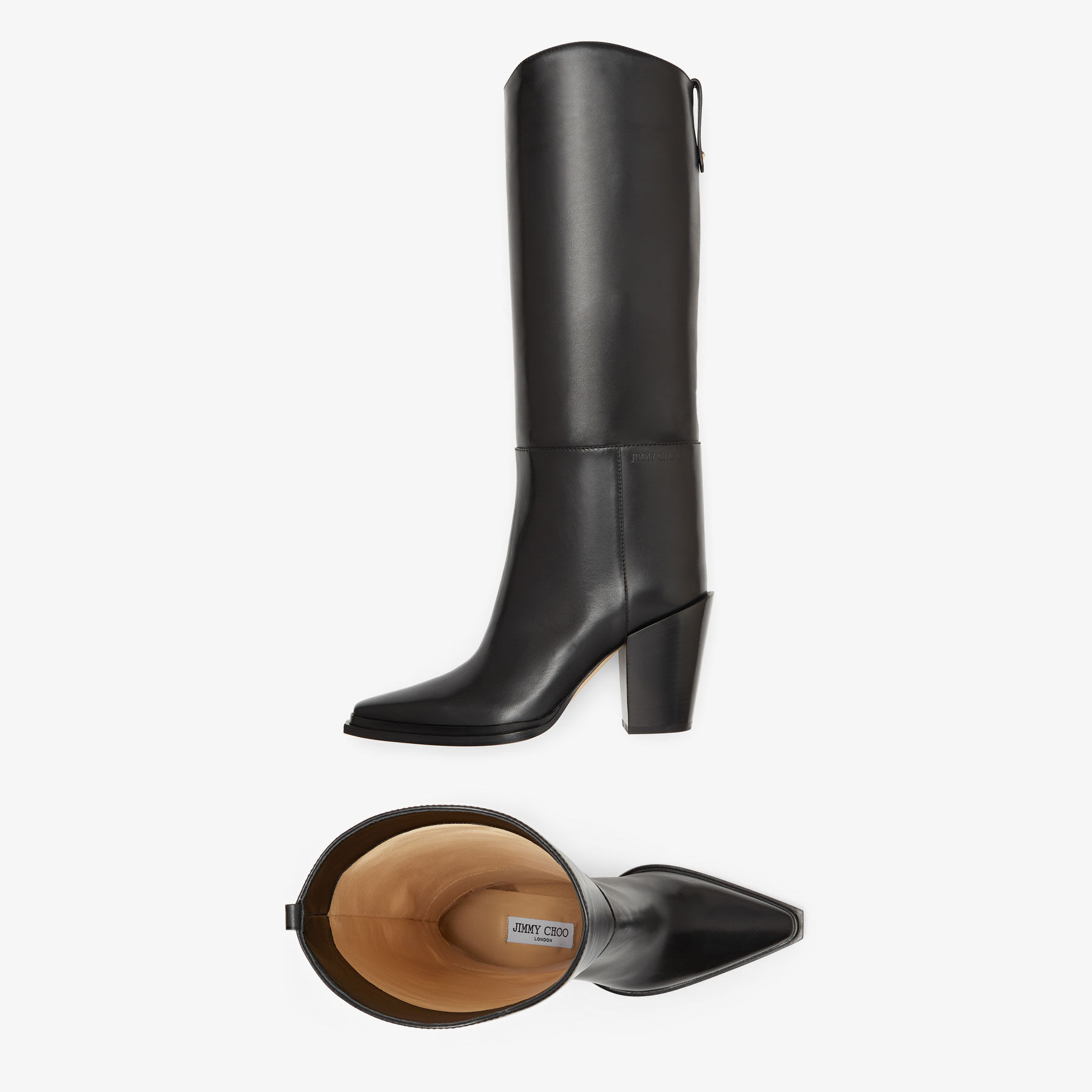 Cece 80
Black Soft Calf Leather Boots - 5