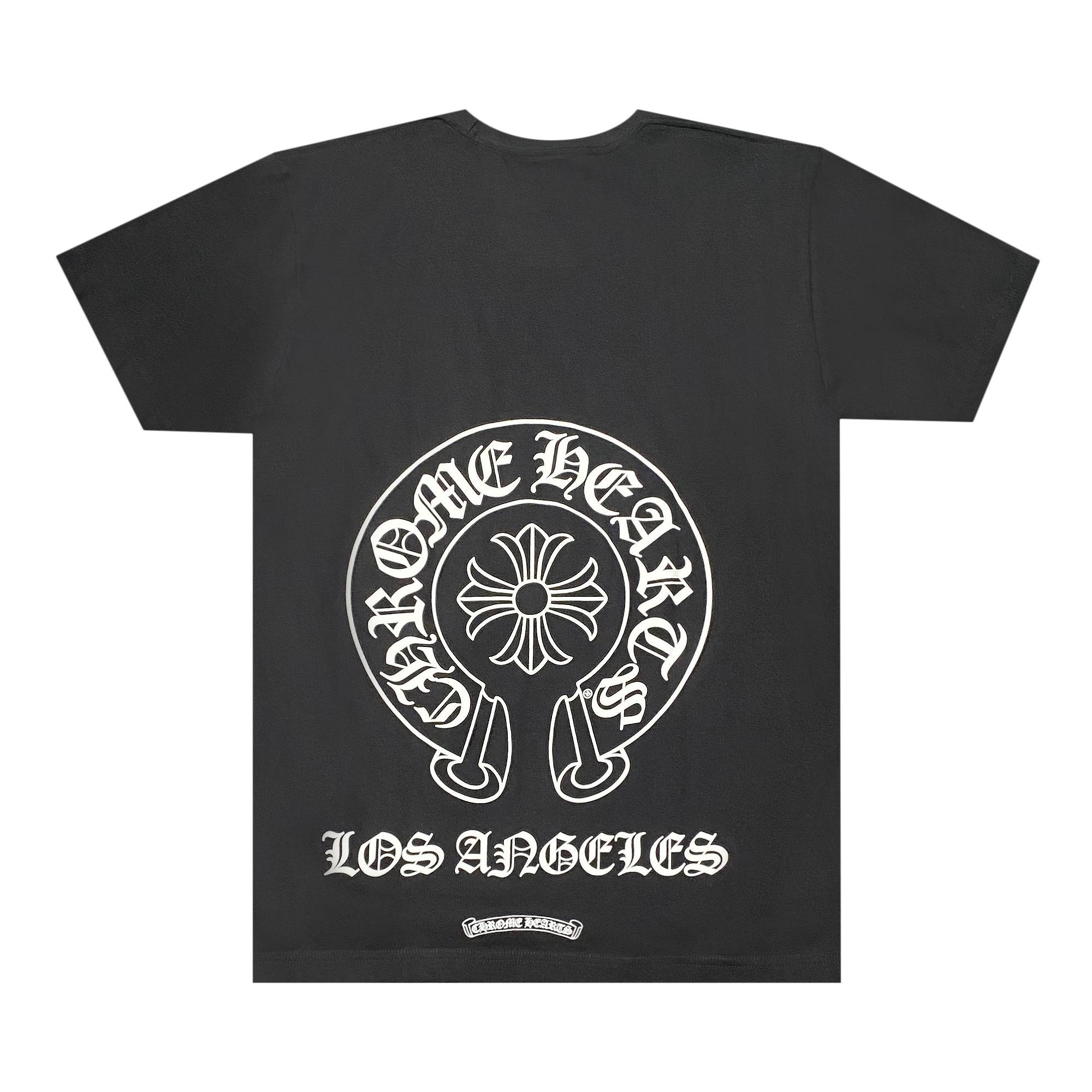 Chrome Hearts Los Angeles Horseshoe T-Shirt 'Black' - 2