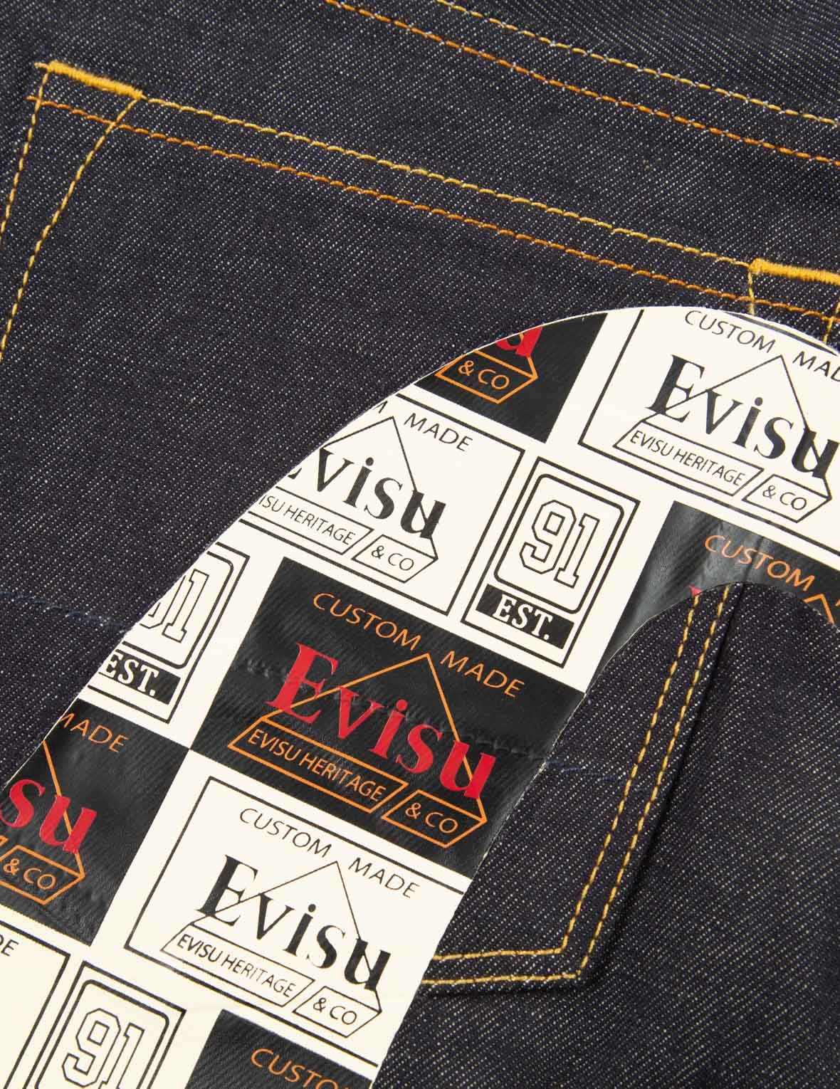 LABEL-PATTERN DAICOCK PRINT CARROT FIT JEANS #2017 - 9