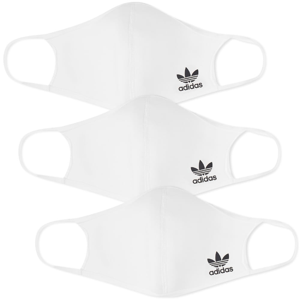 Adidas Originals Logo Face Mask - 3 Pack - 1