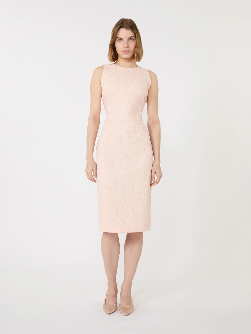 COSE Jacquard cloque dress - POWDER 3
