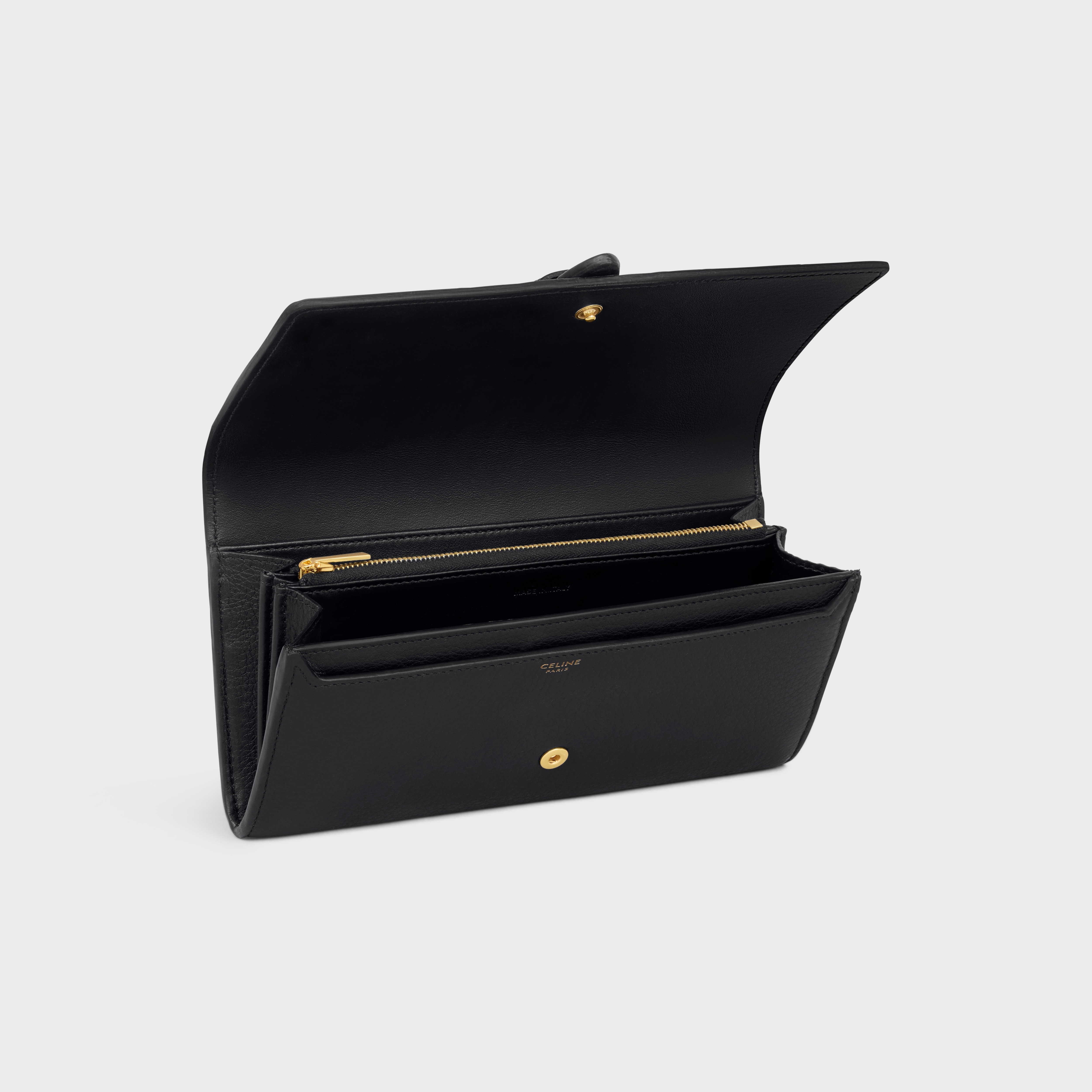 LARGE WALLET CELINE CONTI in SUPPLE CALFSKIN 長財布 LARGE WALLET CELINE CONTI IN SUPPLE CALFSKIN - TAN | CELINE