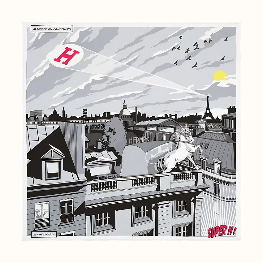 Minuit au Faubourg scarf 70 - 1