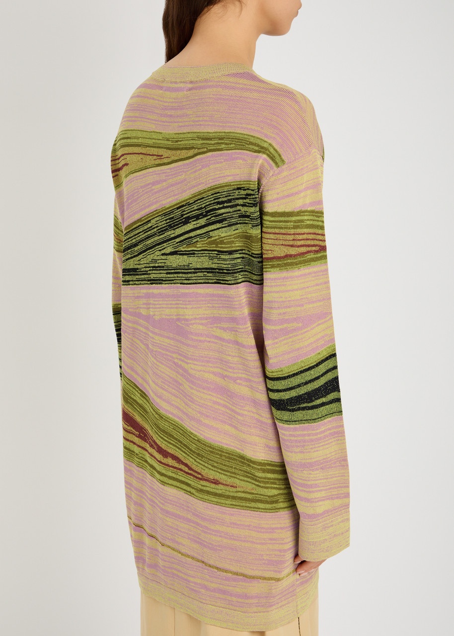 Dries Van Noten Tippi Intarsia Fine-knit Jumper - 3