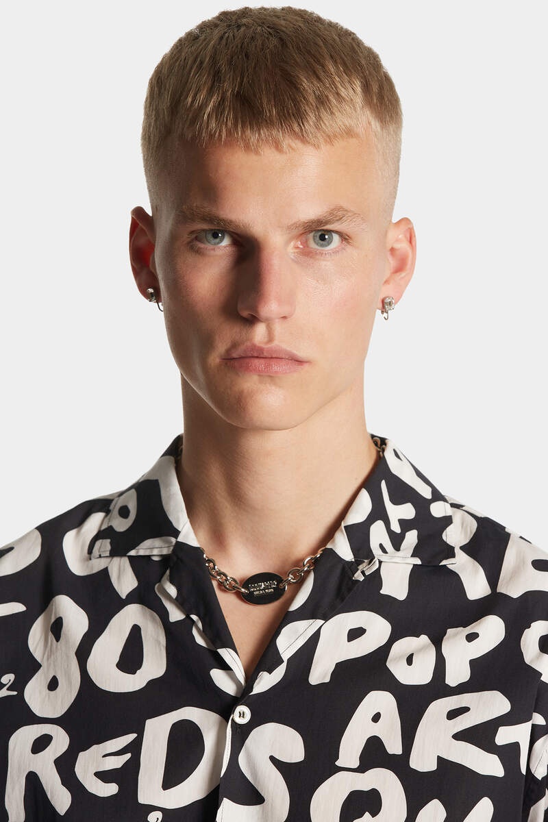D2 POP 80'S BOWLING SHIRT - 5