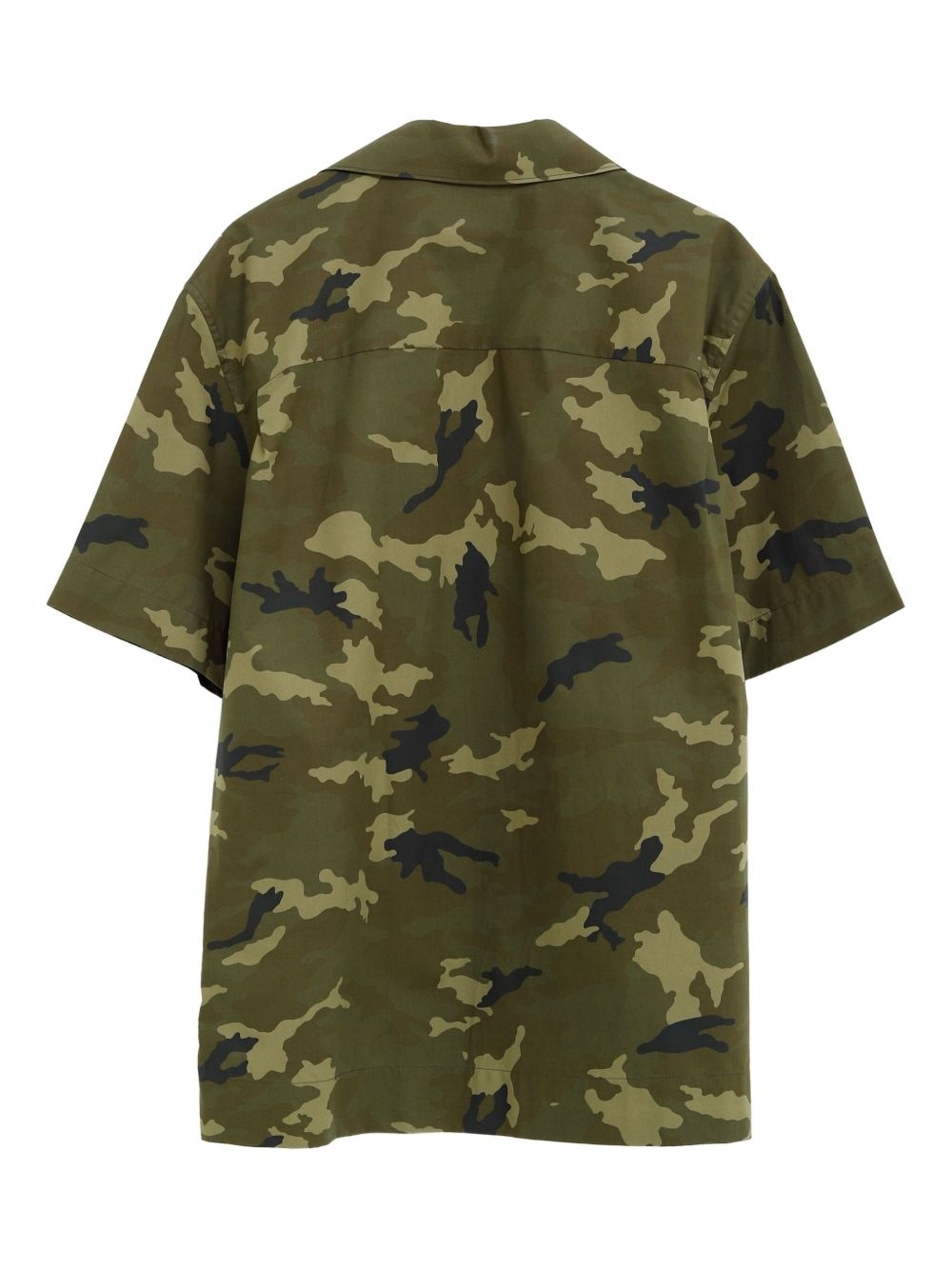 logo-patch camouflage shirt - 2
