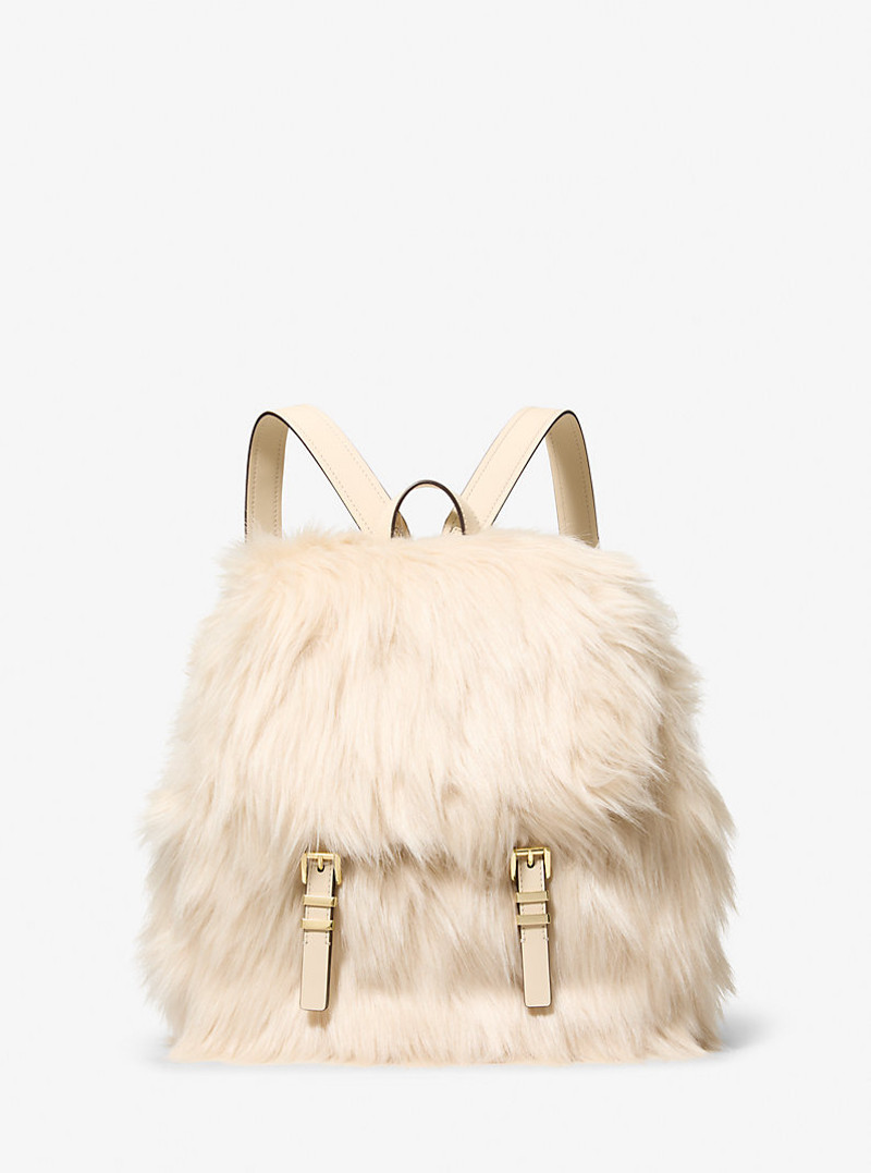 Quinn Medium Faux Fur Backpack 1