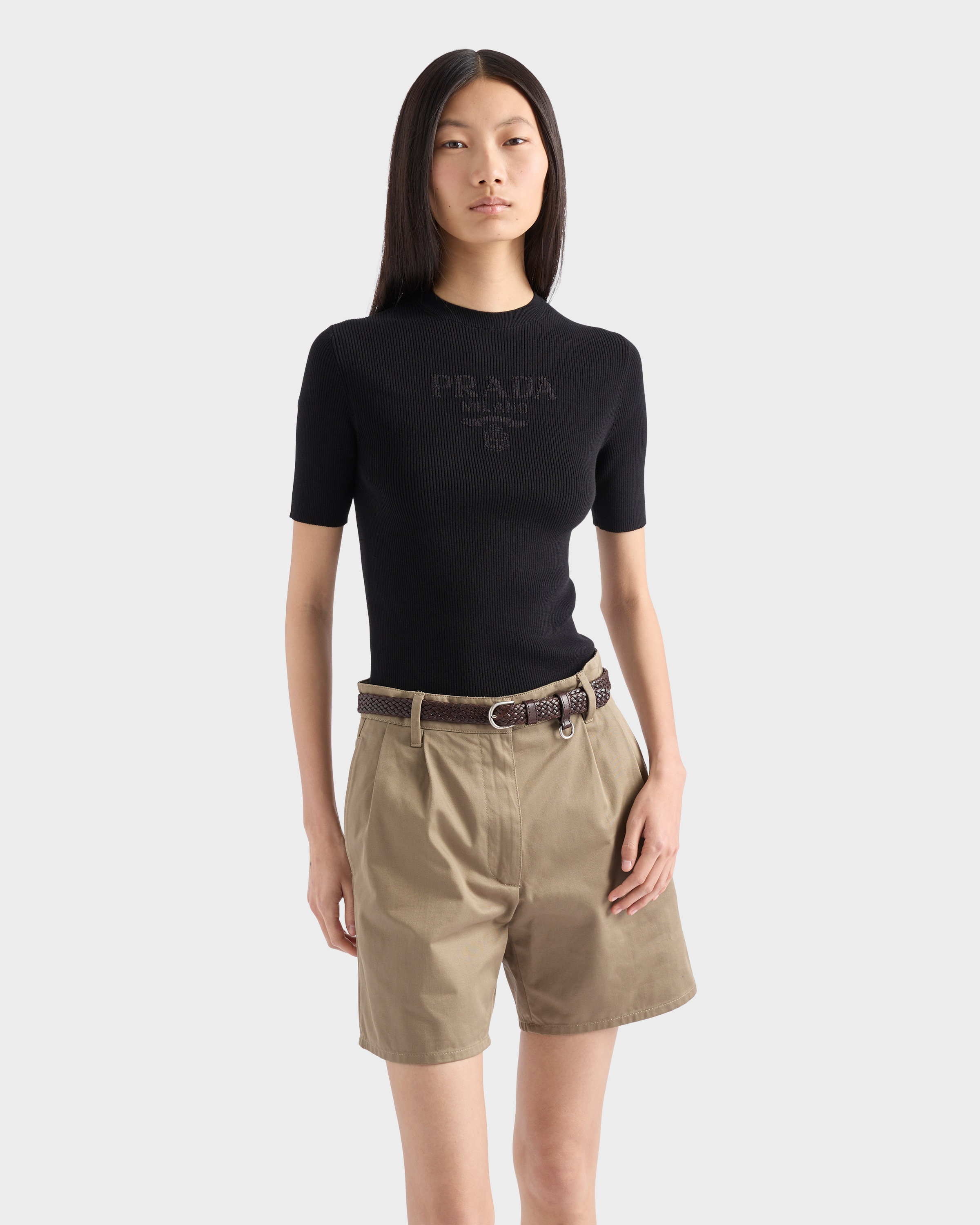 Cotton crew-neck sweater - 4