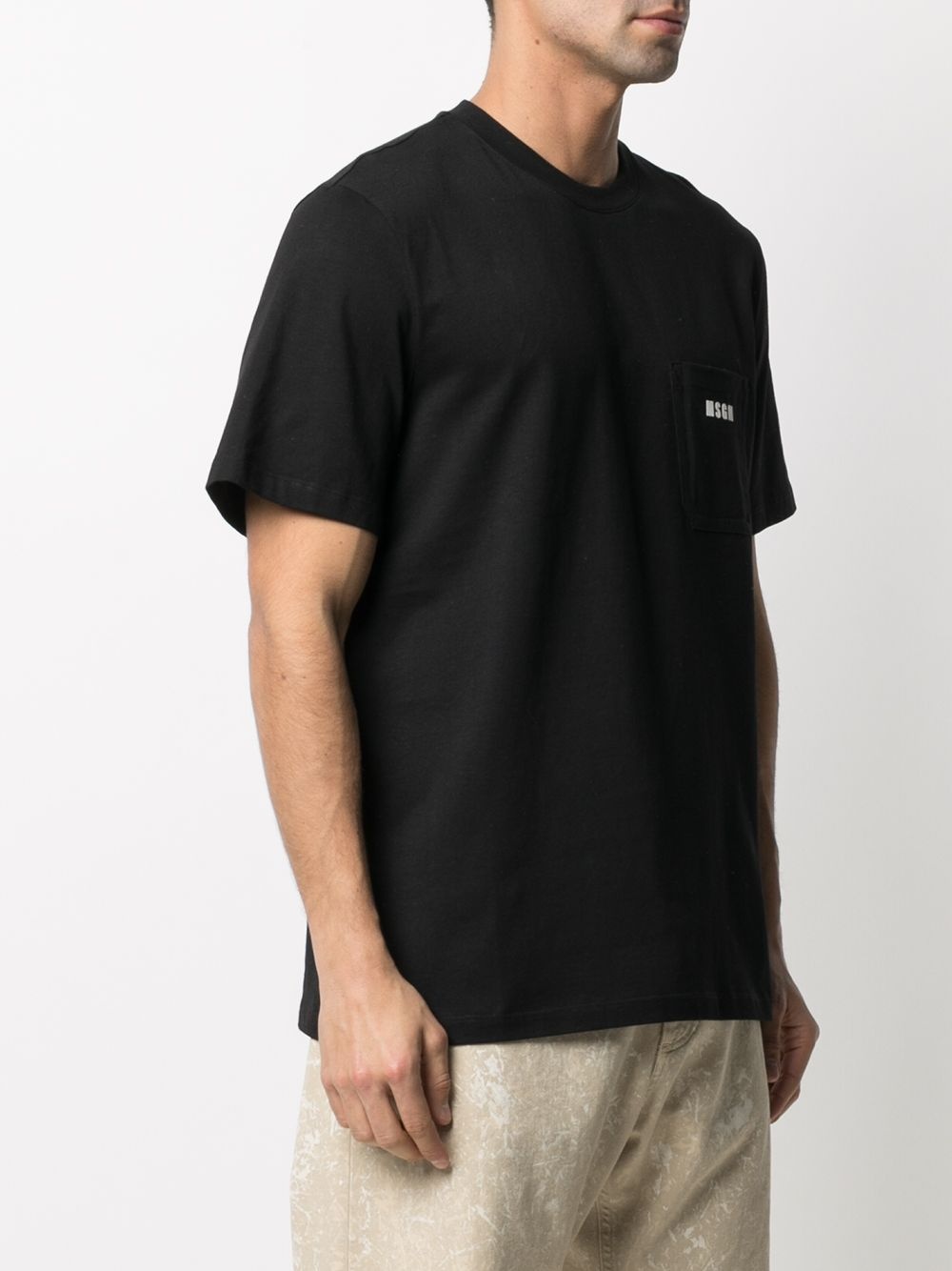 chest pocket logo T-shirt - 3