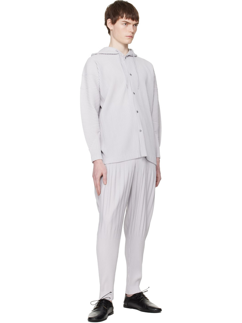 ISSEY MIYAKE Gray Monthly Colors February Hoodie outlook