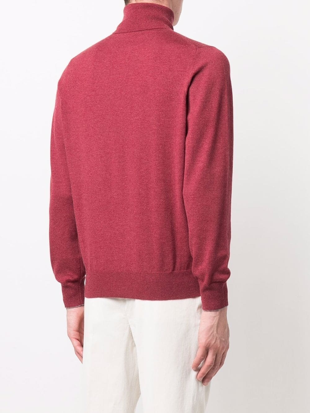 roll-neck cashmere jumper - 4