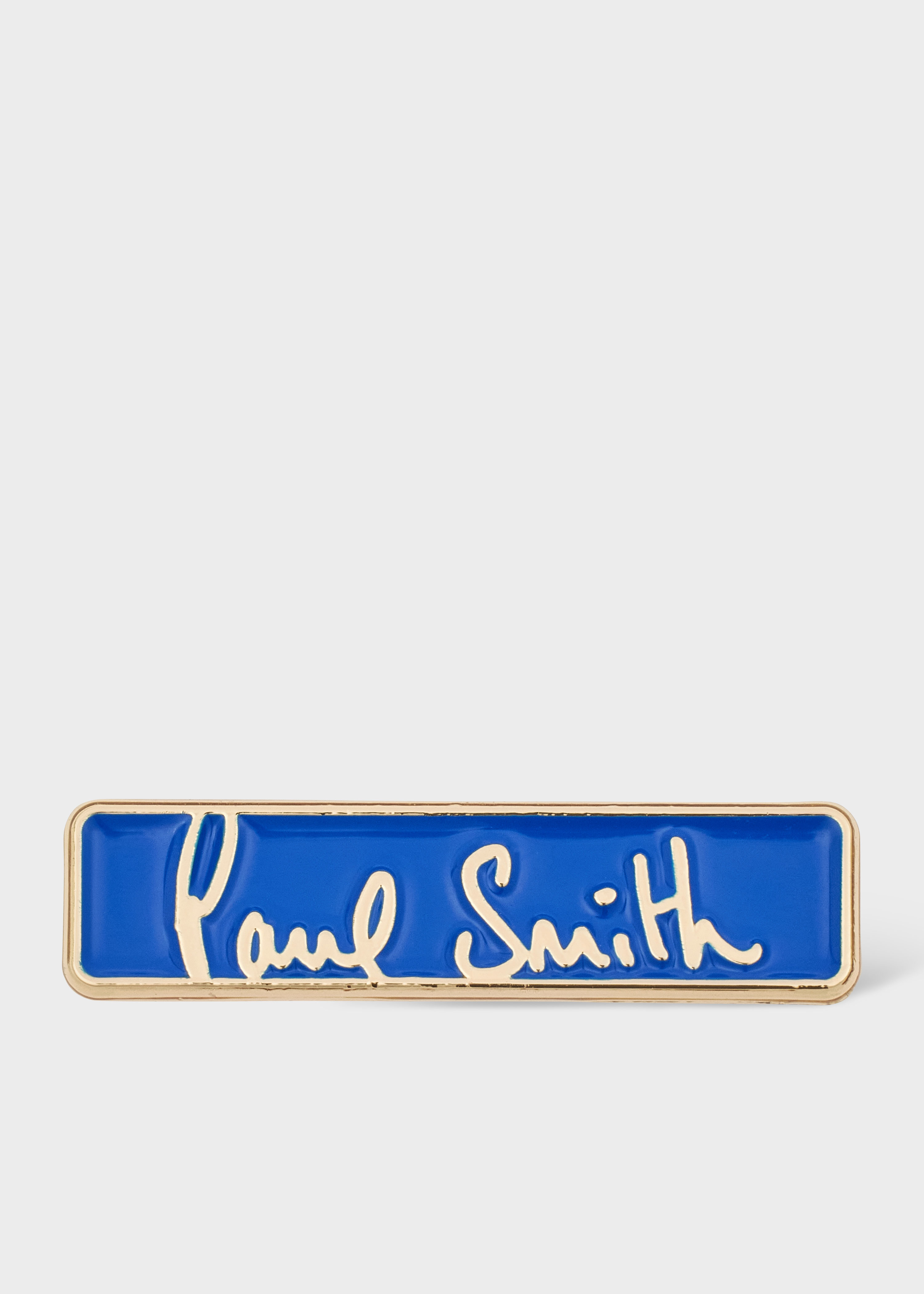 Paul Smith loves Barbour - Signature Logo Pin Badge - 1