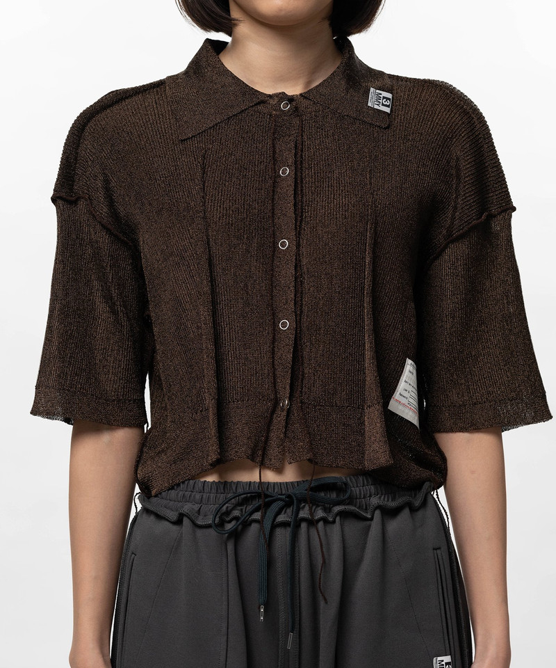 Inside-Out Glitter Knit Cardigan 7