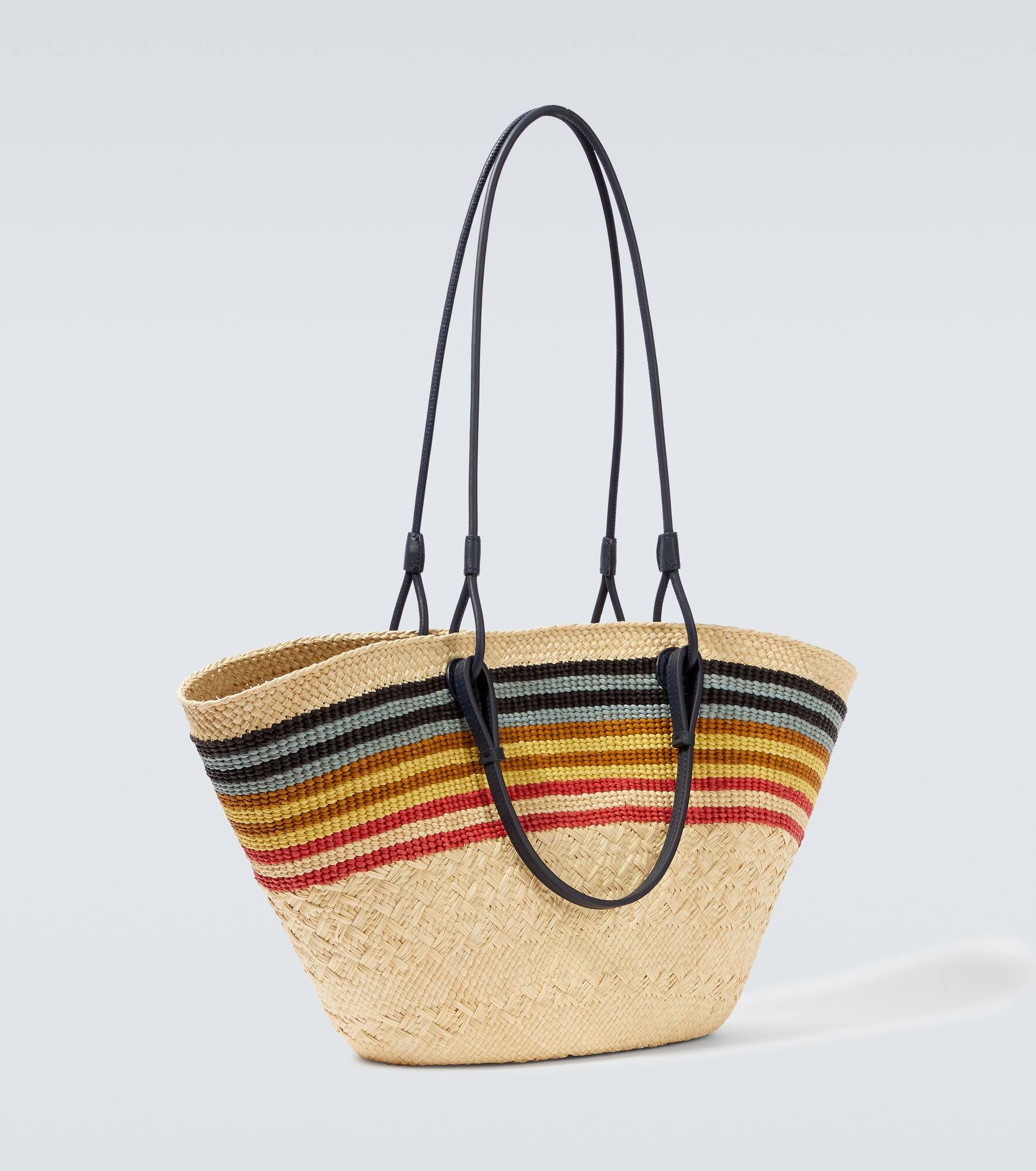 Paula's Ibiza Anagram Medium basket bag - 5