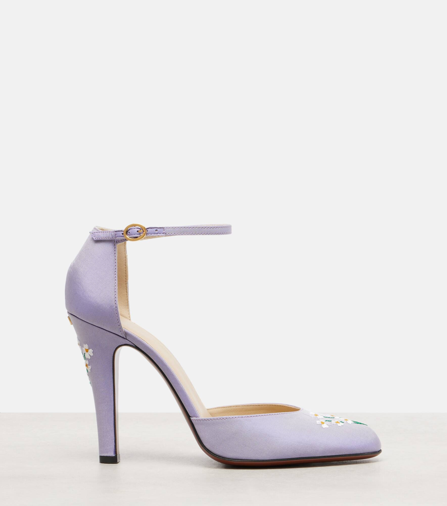 Hi Dolly 105 embroidered satin pumps - 4