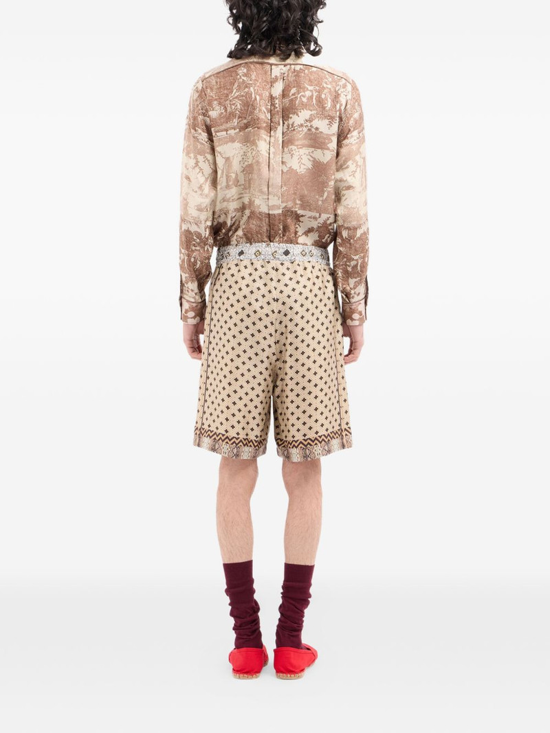 Aloe geometric jacquard shorts 3