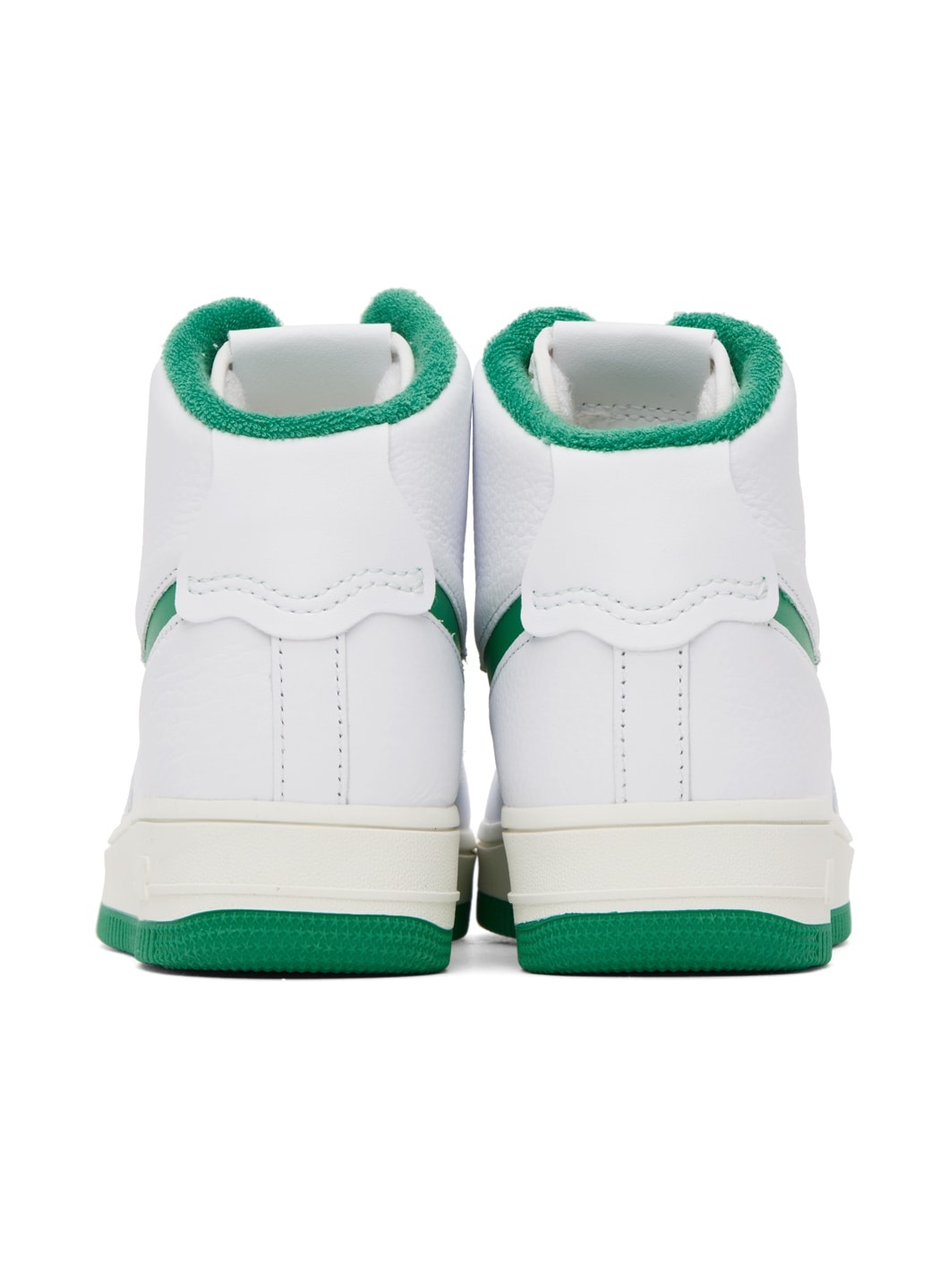 White & Green Air Force 1 Sculpt Sneakers - 2
