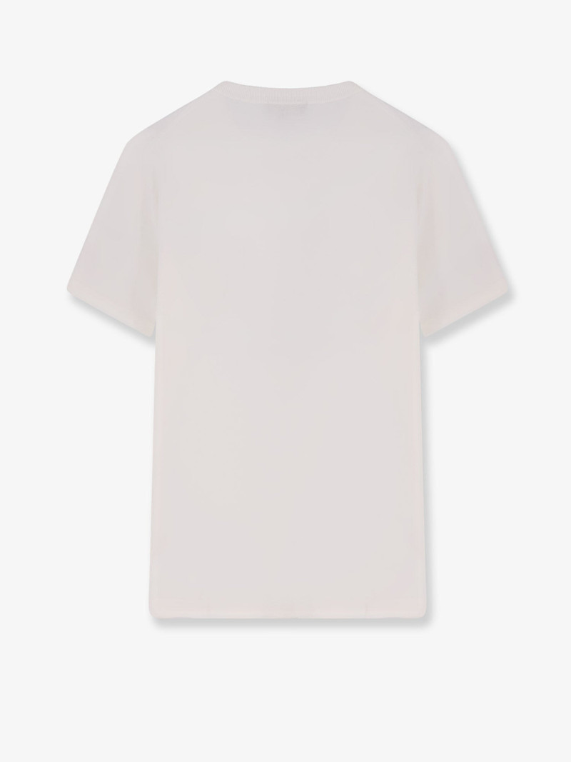 Loro Piana Cotton Sweater With Ribbed Profiles outlook