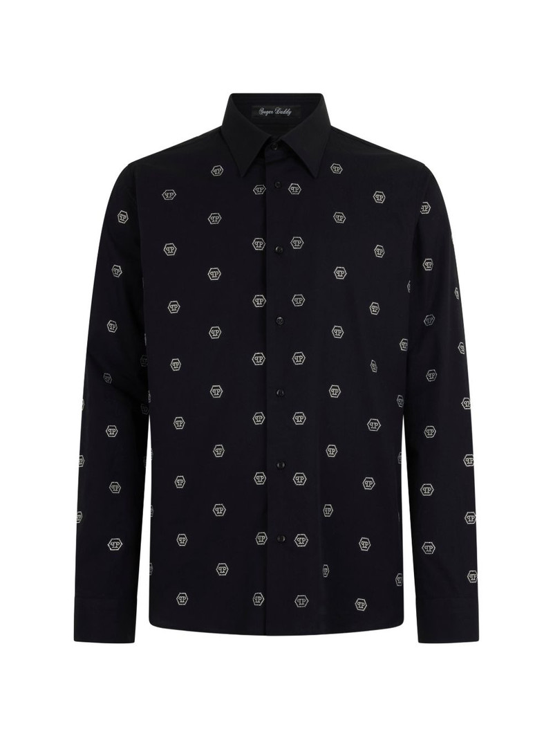 rhinestone-embellished shirt 1