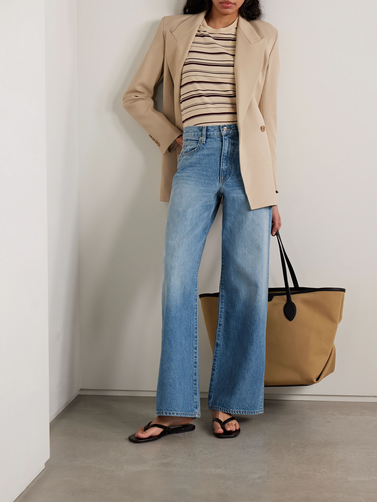 Selena mid-rise wide-leg jeans Mid denim - 2