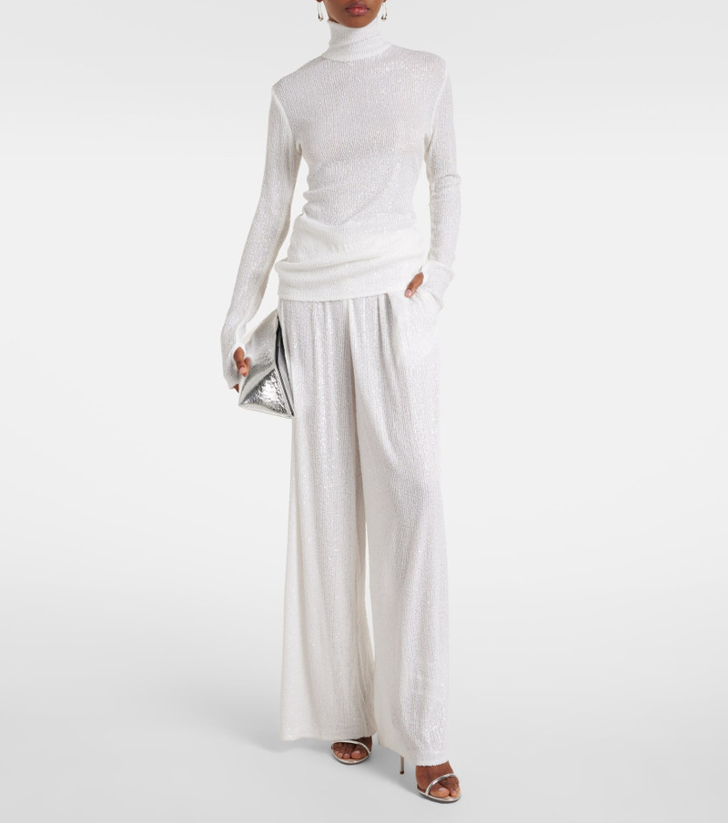 NORMA KAMALI Sequined wide-leg pants outlook