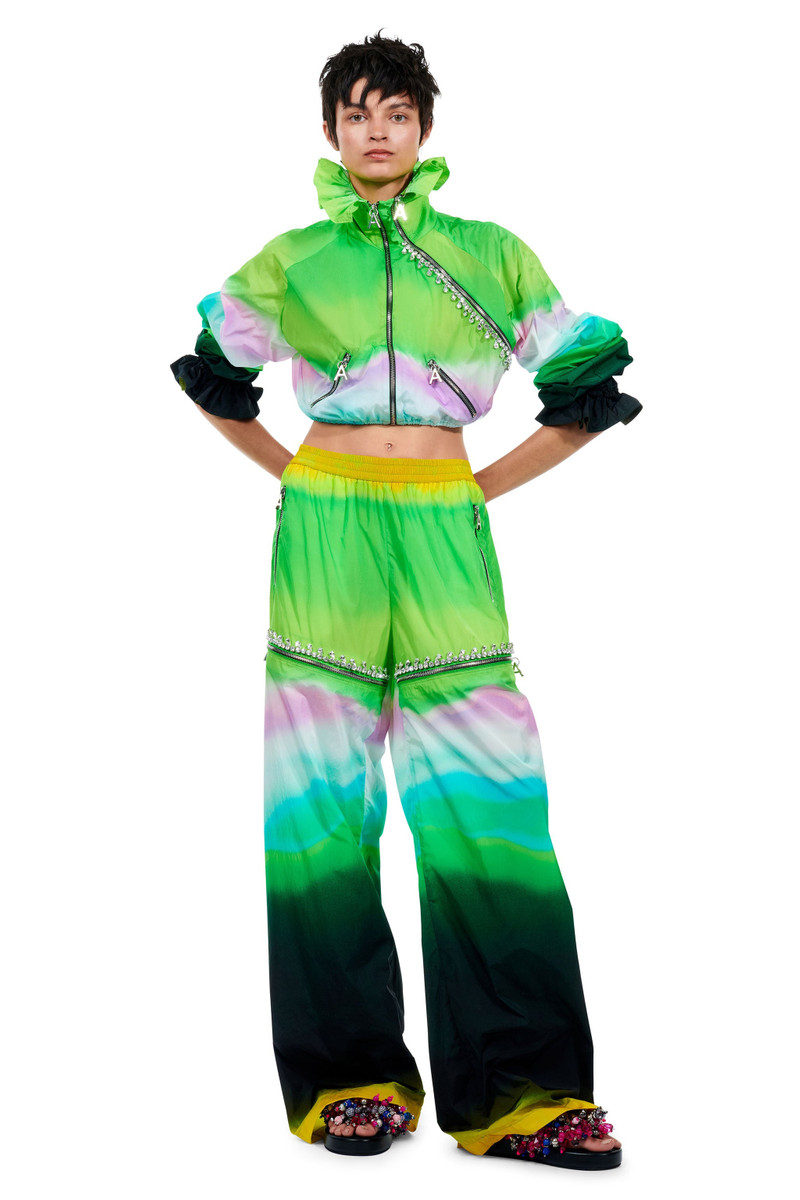 OMBRE NYLON RUFFLE JACKET 4