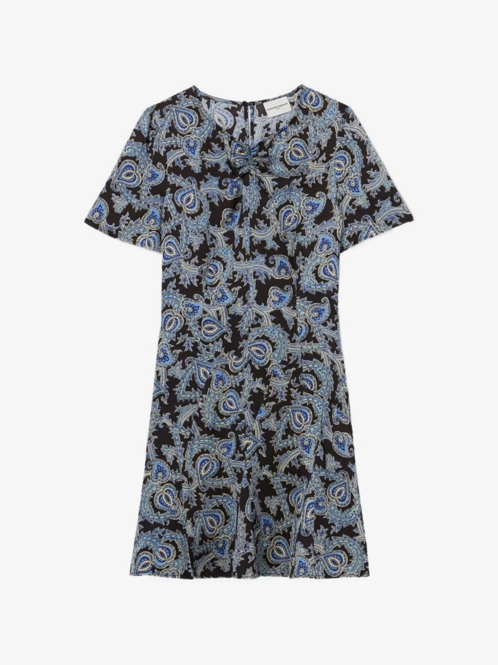 Flowy printed short dress - 1
