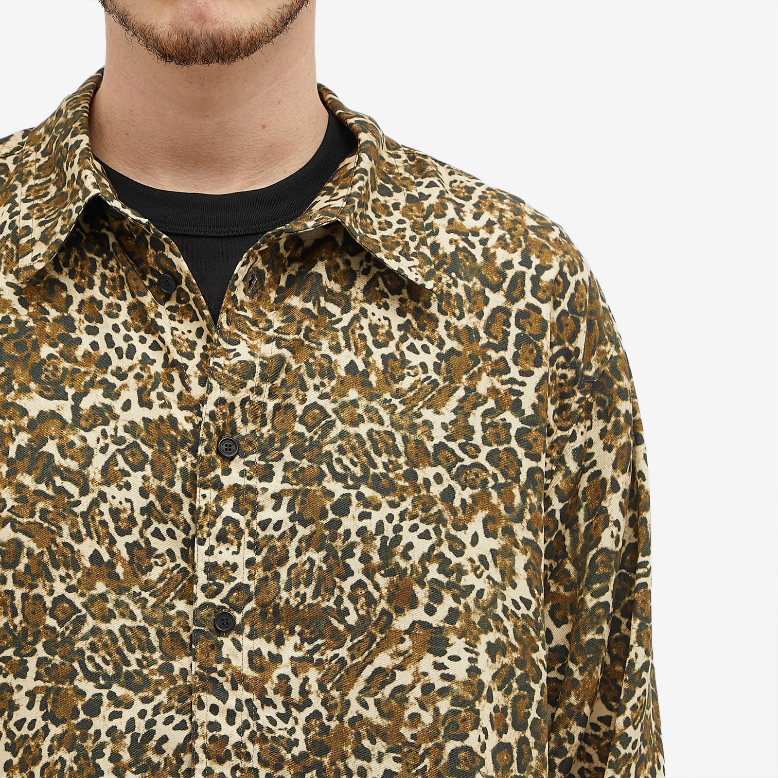 Isabel Marant Cybilio Leopard Print Long Sleeve Shirt - 5