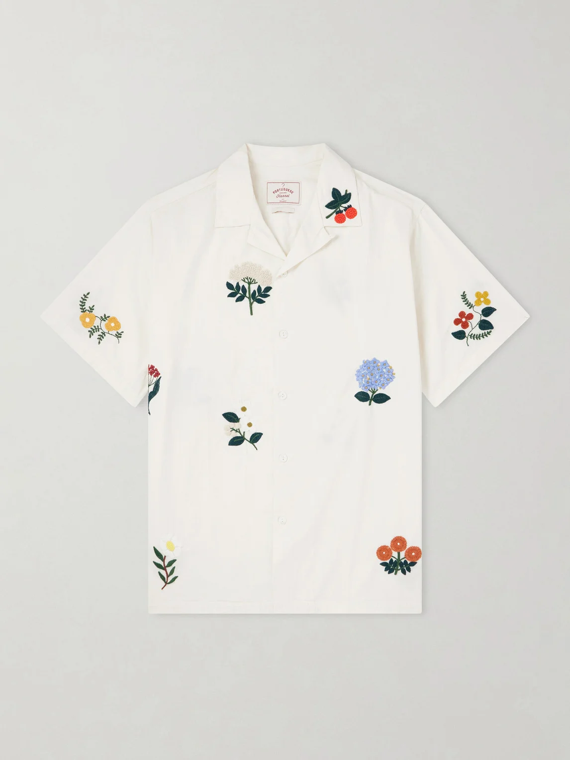 Embroidered Organic Cotton Shirt - 1