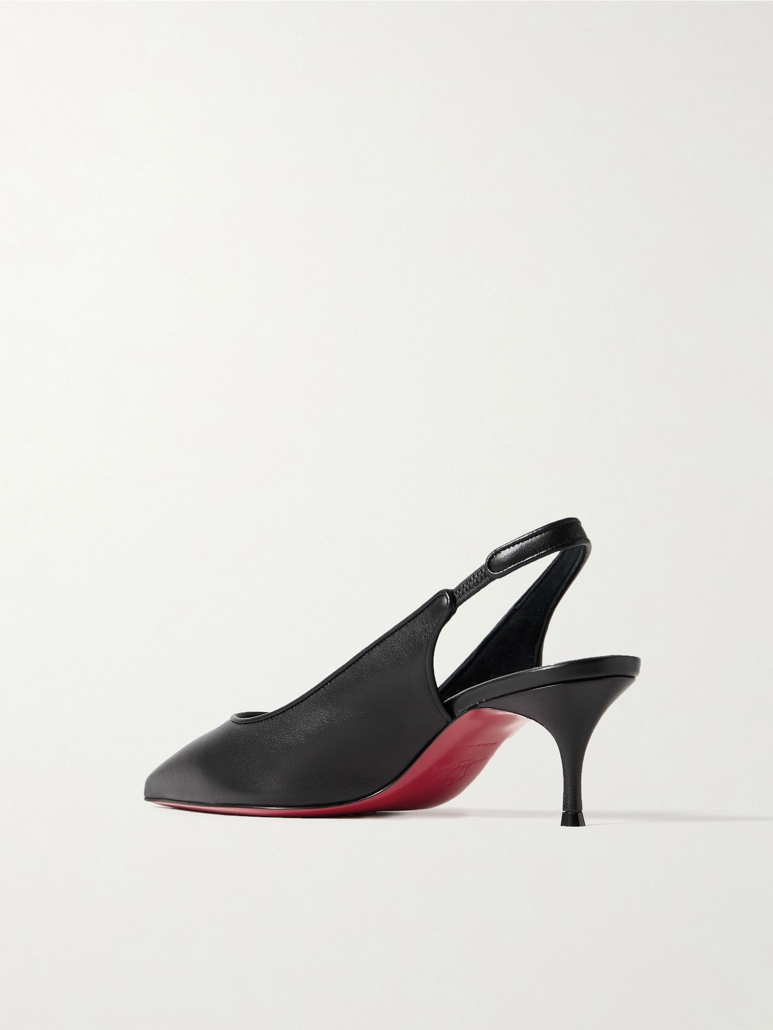 Sporty Kate 45 leather slingback pumps Black - 3