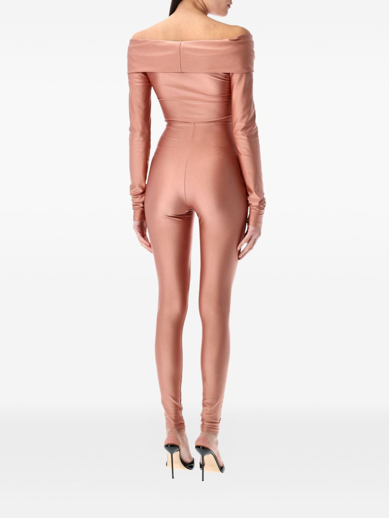 THE ANDAMANE Kendall off-shoulder jumpsuit outlook