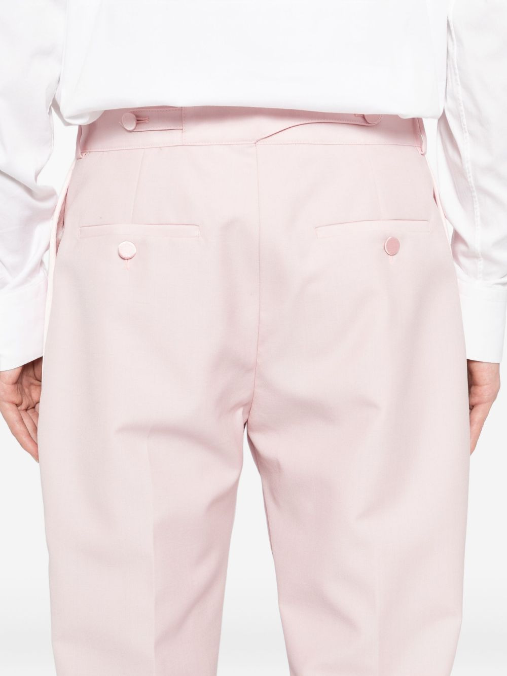 PLEATED-DETAIL TROUSERS - 4