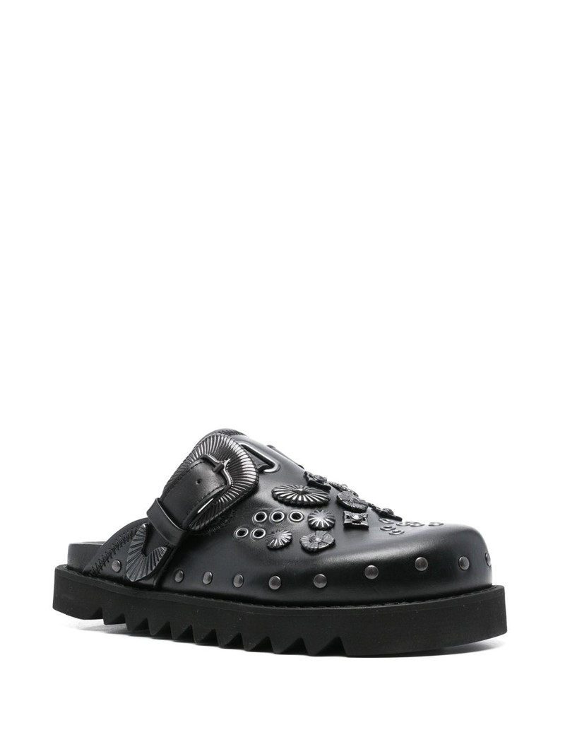TOGA PULLA eyelet-metal mules outlook