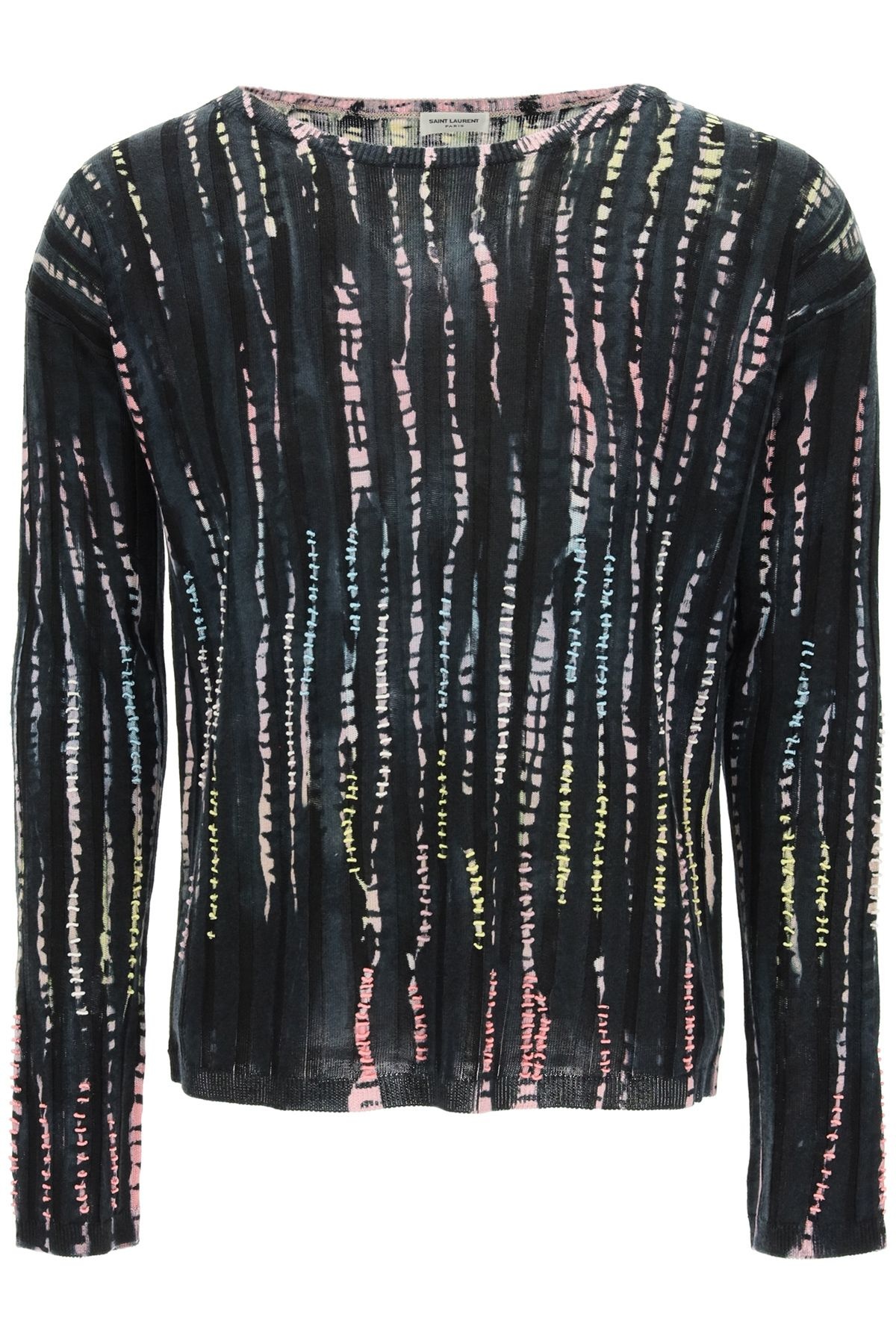 EMBROIDERED RIBBED SWEATER - 1