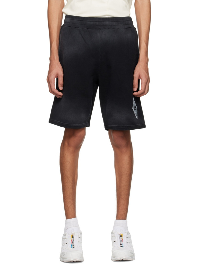 Black Gradient Shorts - 1